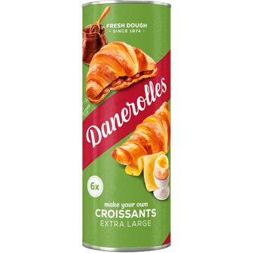 Danerolles Croissants Extra Large 6 Stuks 340 g