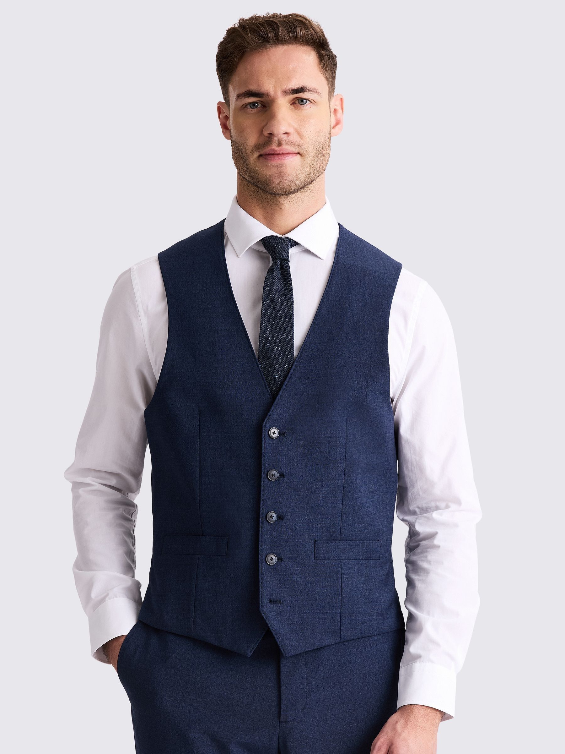 Blauw - MOSS Performance gilet op maat