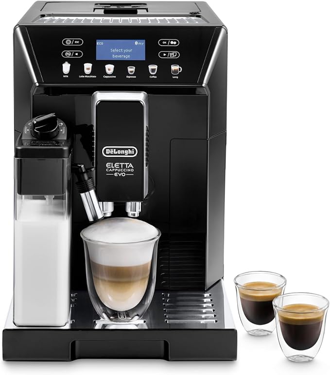 De'Longhi Eletta Evo Cafetière à grains ECAM46.860.B Noir