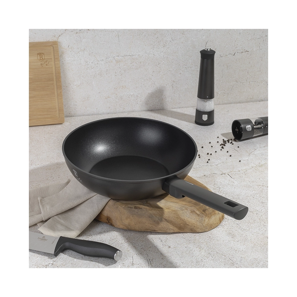 Berlinger Haus Wok Bratpfanne Ø 28 cm Anthracite Collection