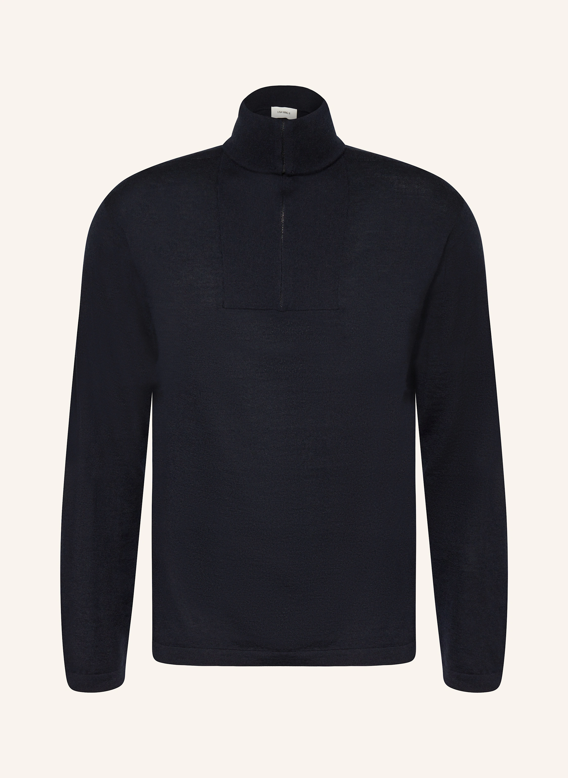 LISA YANG Strick-Poloshirt BOSCO aus Cashmere
