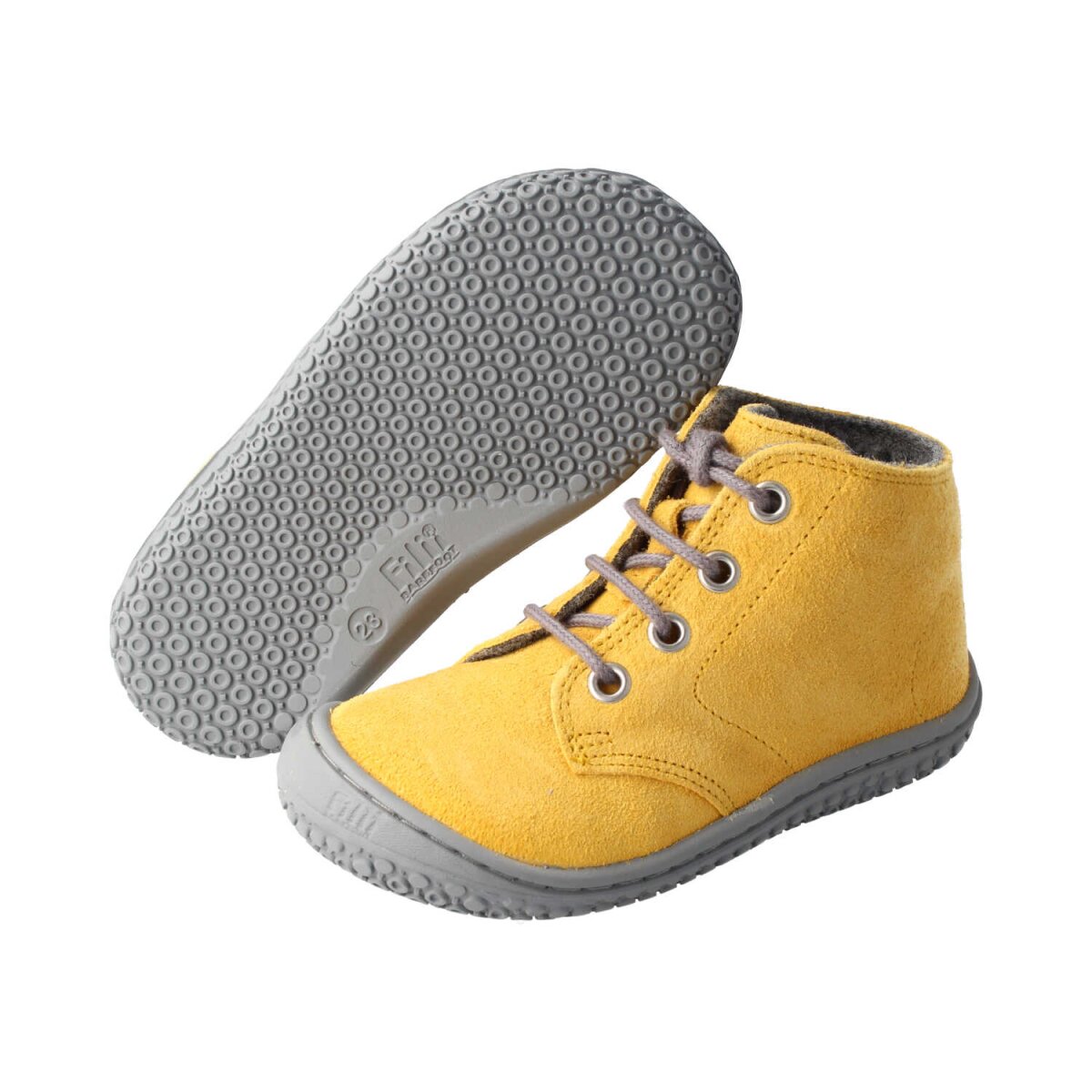 SL40011-F4 mustard SQUIRREL velours fleece laces Weite/S