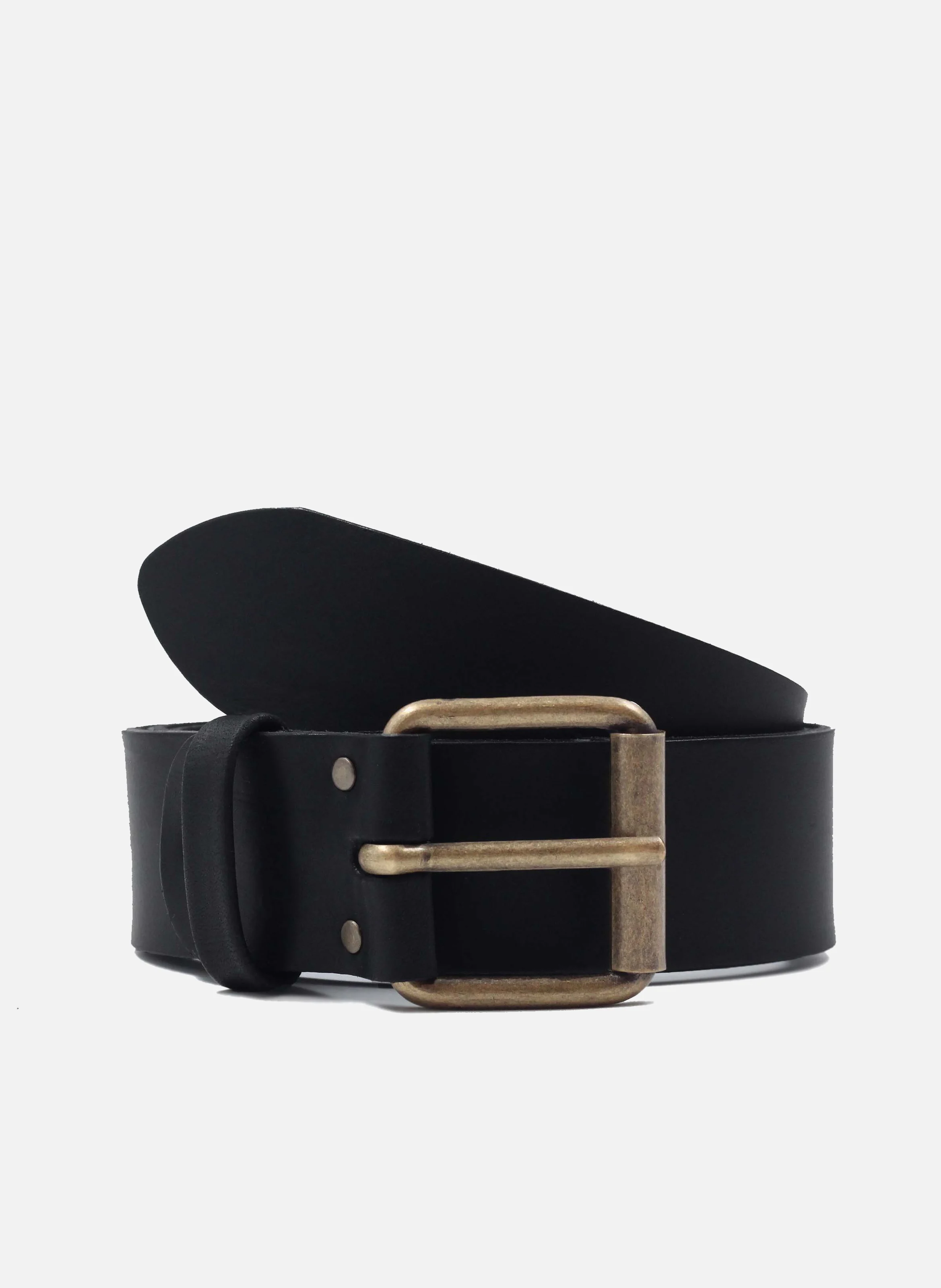 Ceinture week-end cuir lisse | Noir