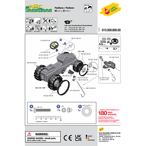 Rolly Toys Massey Ferguson traktor 8650