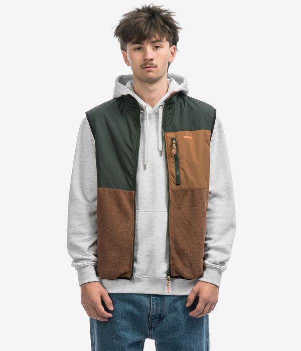 Iriedaily Auf Deck Fleece Weste (nightforest)
