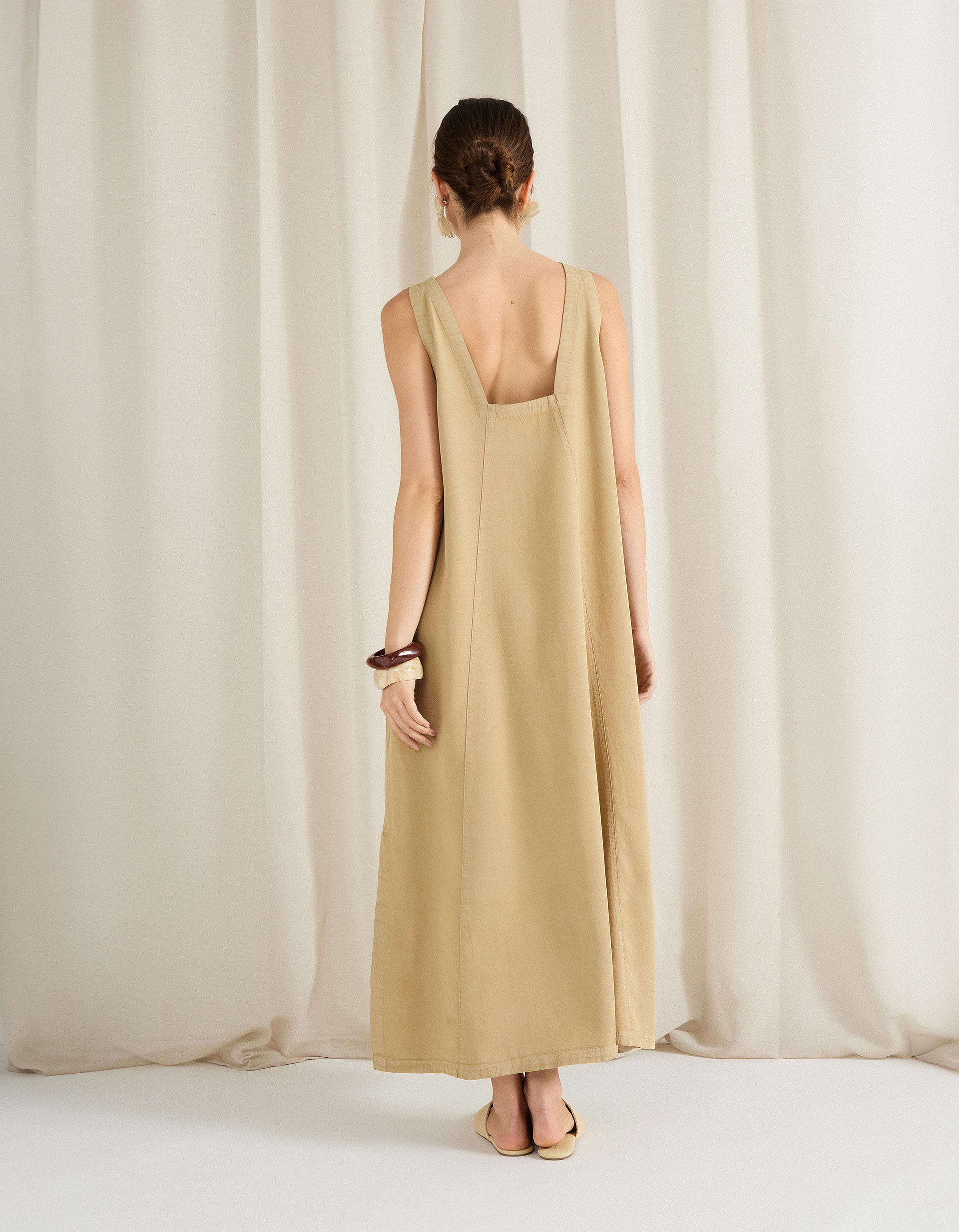 Vestido Liocel, Mulher, Bege Claro