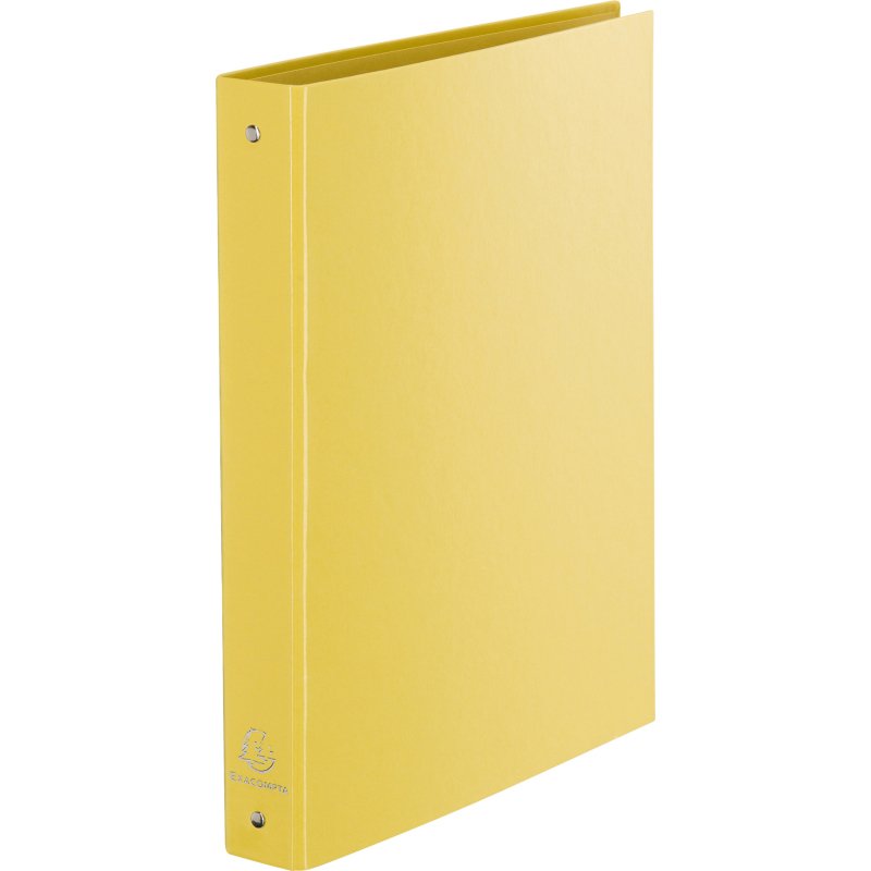 Classeur 4 anneaux cartonné Exacompta Iderama A4 - Dos 4 cm couleurs assorties