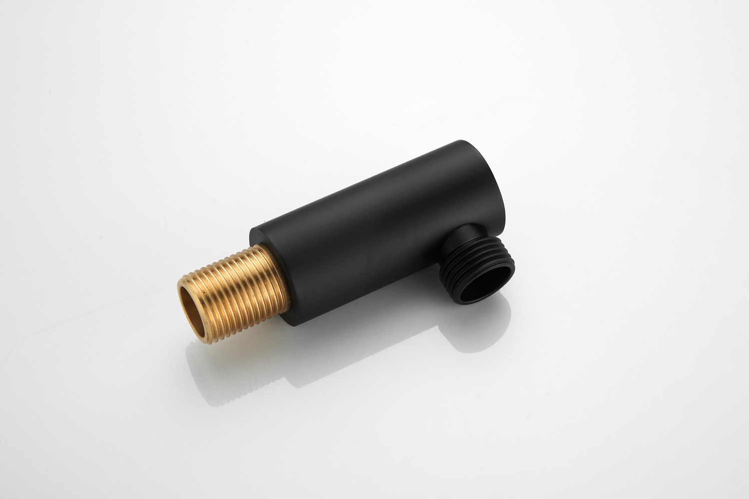 Saniclear Plus wand wateraansluiting zwart mat