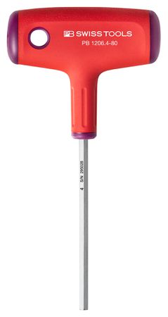 PB 1206 Inbus mit Quergriff  rot  4mm