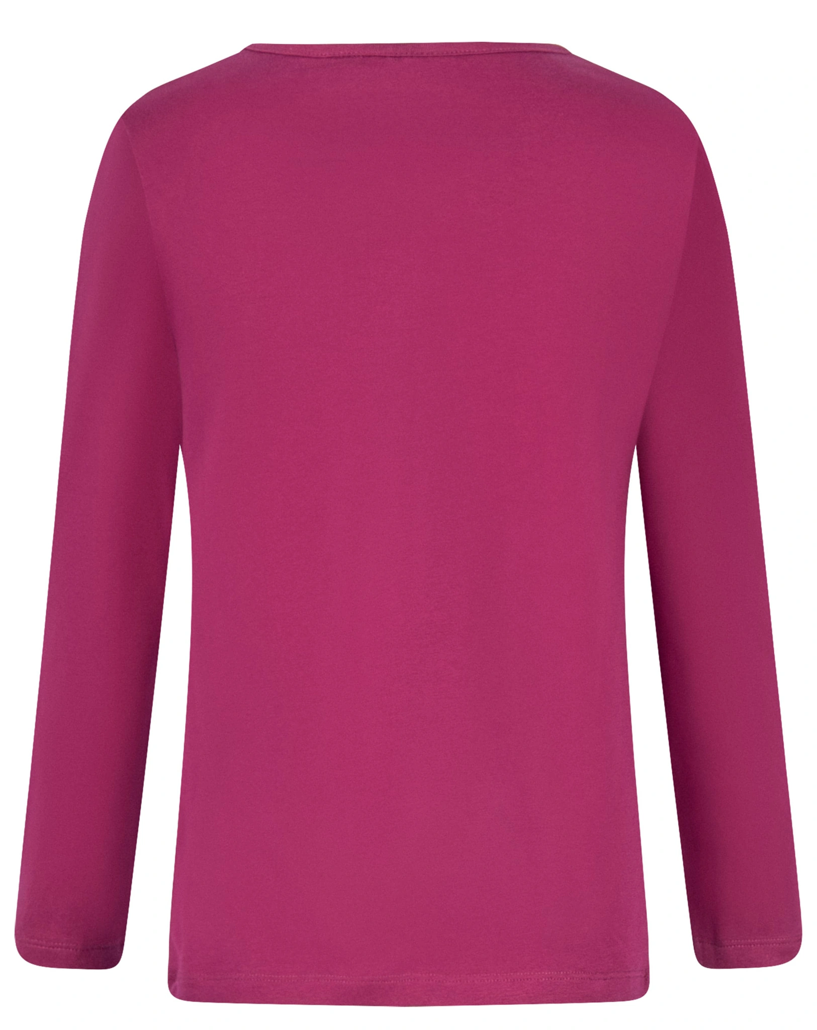 Langarmshirt GOLDEN HEART in berry