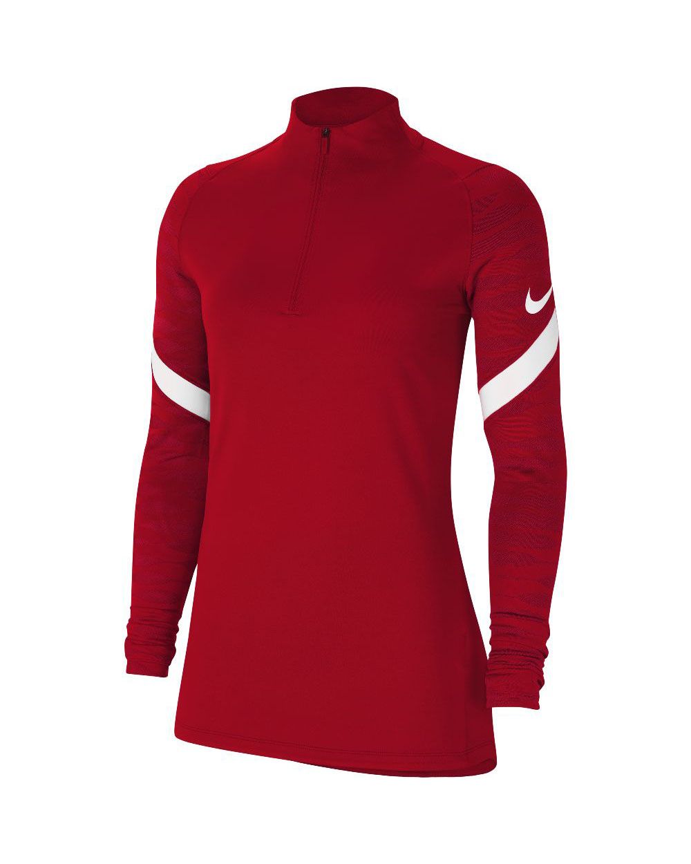 Haut d'entrainement 1/4 Zip Nike Strike 21 Rouge pour femme