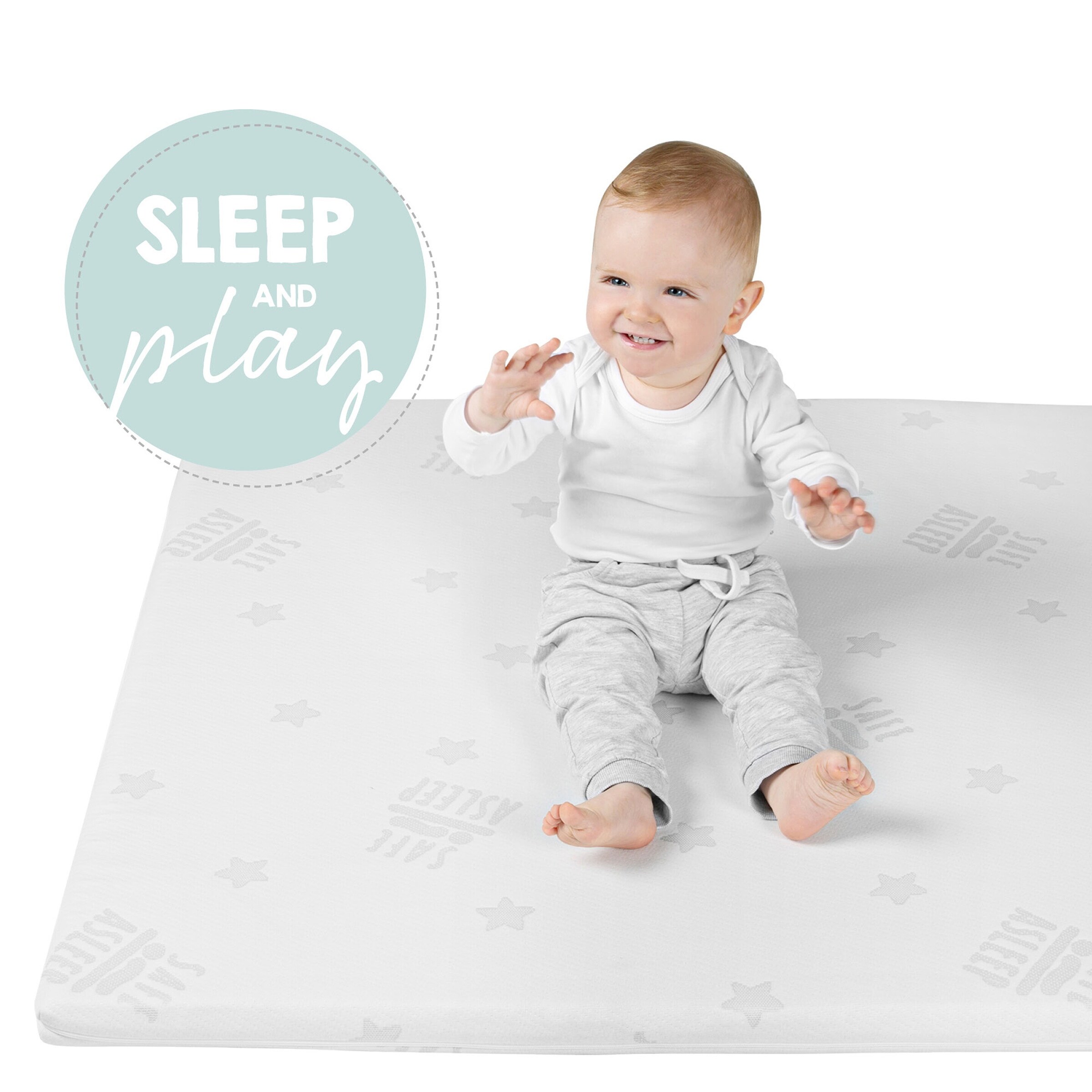 roba Laufgittermatratze, rechteckig safe asleep®