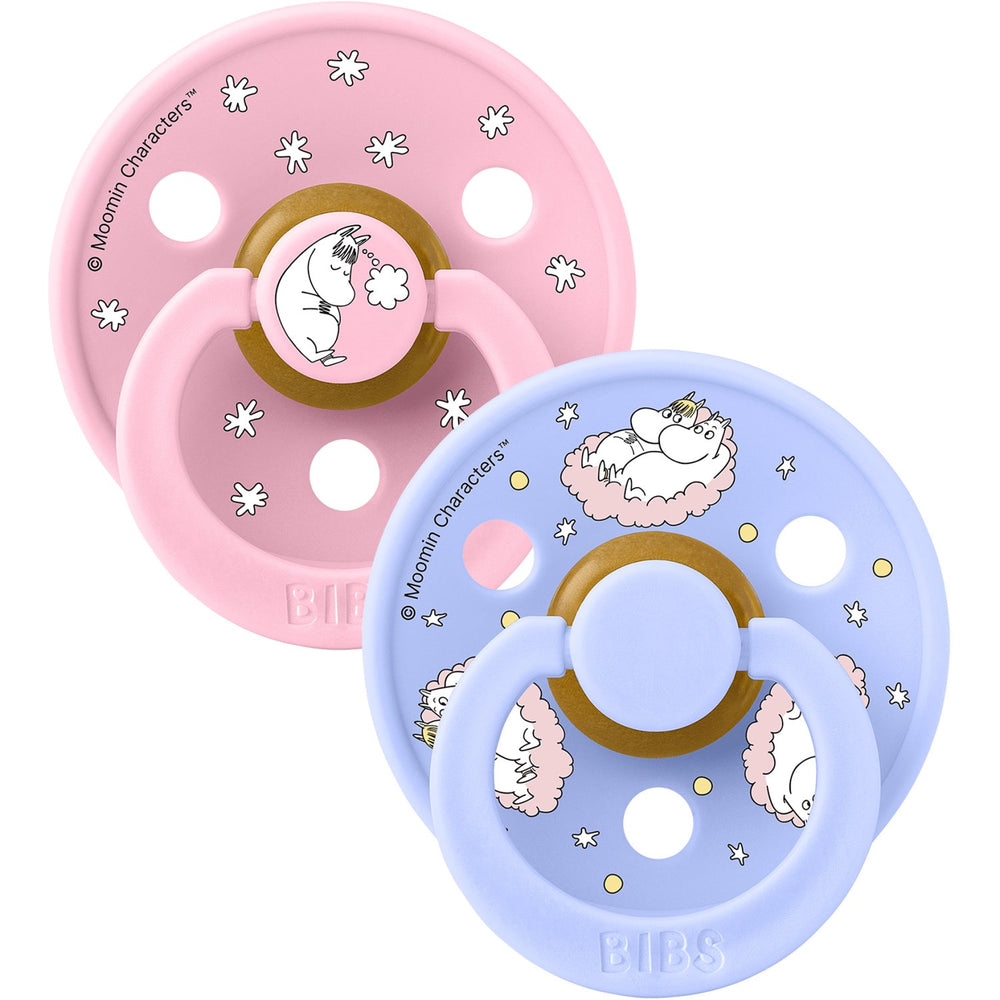 Køb Bibs X Moomin Baby Pink Mix Sut Colour 2-Pak Dreaming Latex