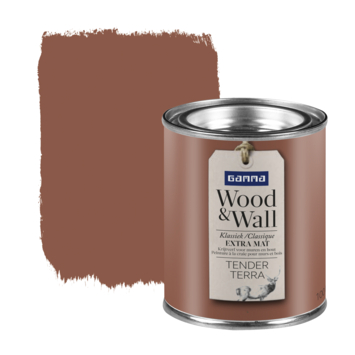 Gamma Wood&Wall krijtverf kleurtester Tender Terra 100 ml
