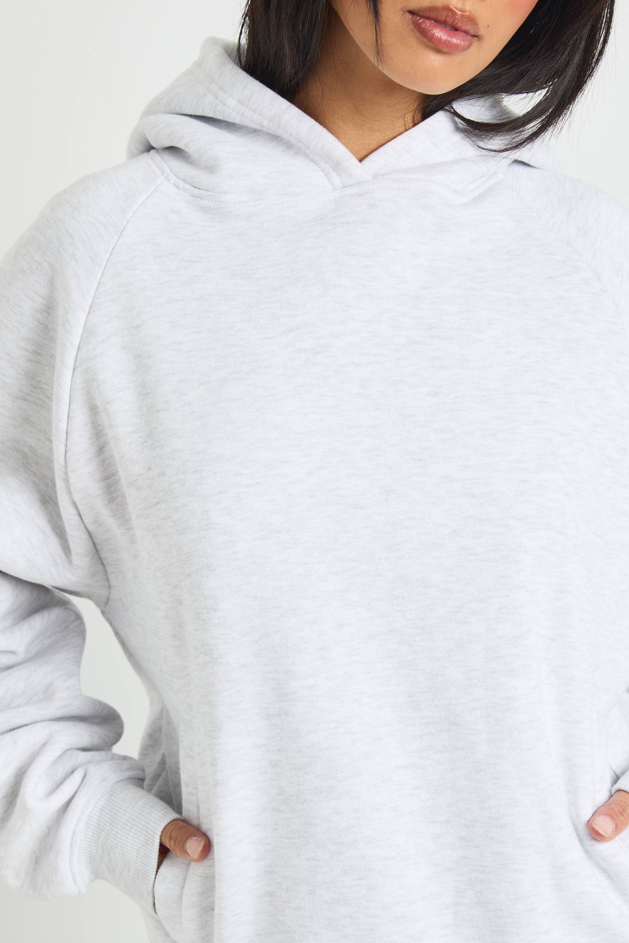 boohoo Sweat à Casynthétiqueche Surdimensionné à Coutures Raglan Petite Taille
