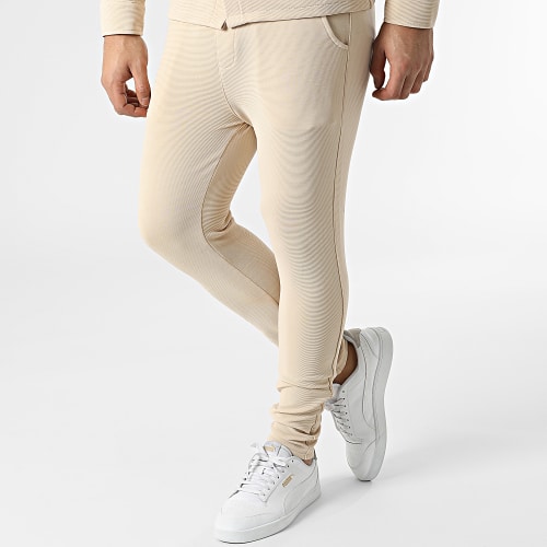 Ensemble Surchemise Et Pantalon Jogging MK-17 Beige