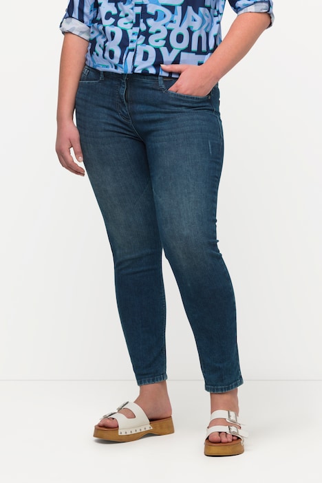 Jeans Sarah, schmales Bein, Elastikbund, 5-Pocket-Form