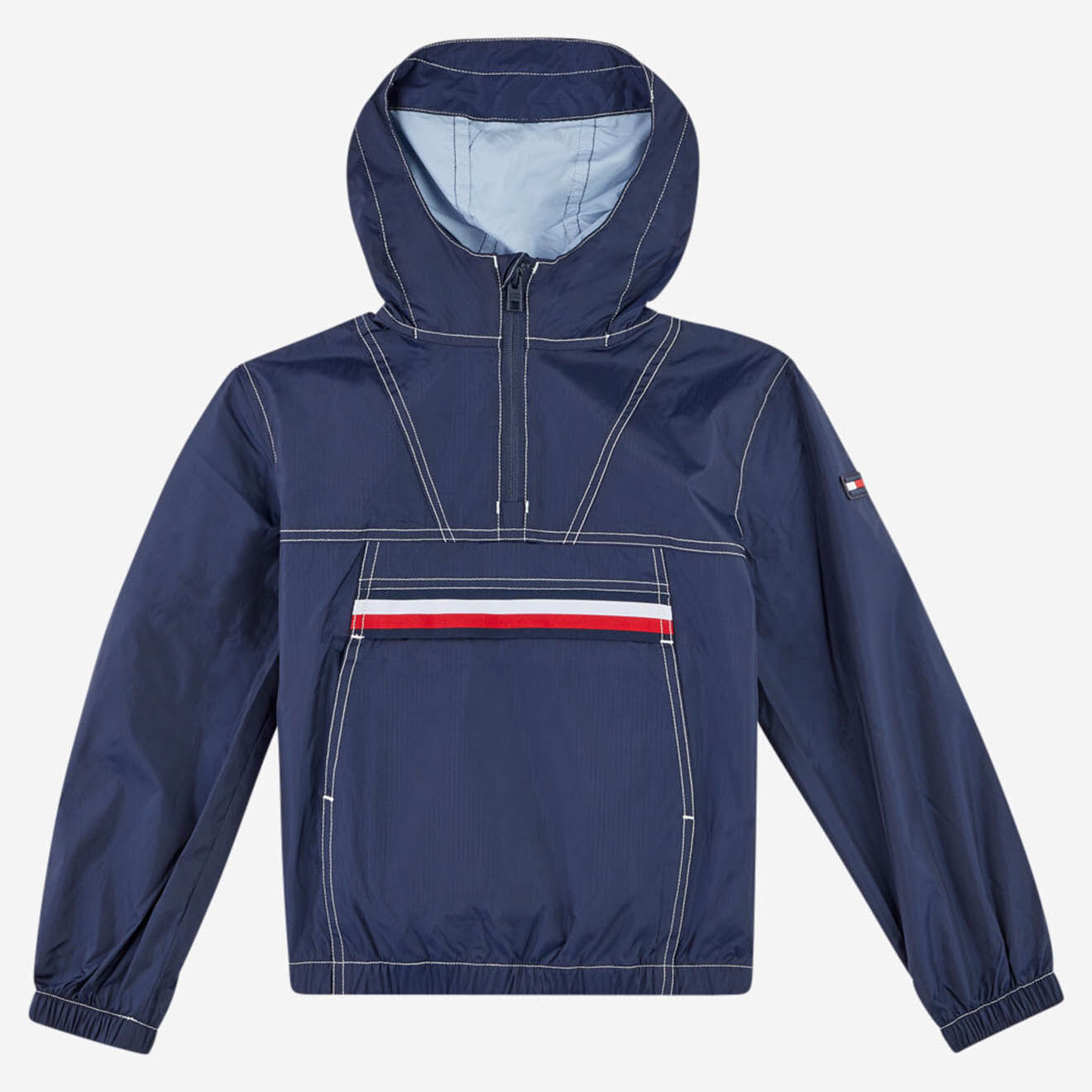 Tommy Hilfiger Coupe-vent à capuche bleu marine