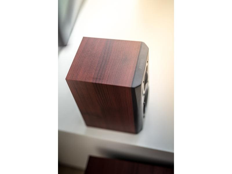 Edifier Regallautsprecher Paar S350DB mit Subwoofer Braun Aktive 2.1 Lautsprecher mit Subwoofer und Bluetooth