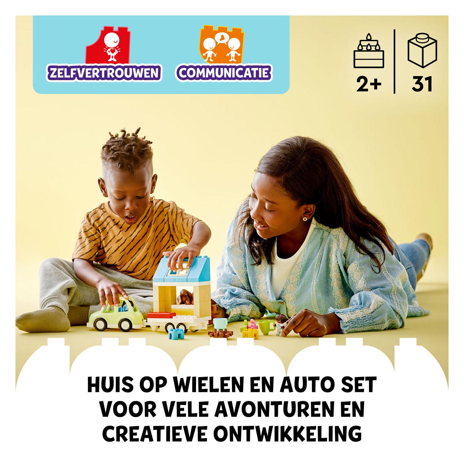 LEGO DUPLO 10986 Familiehuis op Wielen