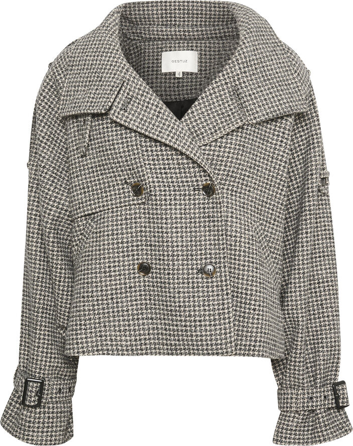 Gestuz AvicGZ jacket Black/white houndstooth