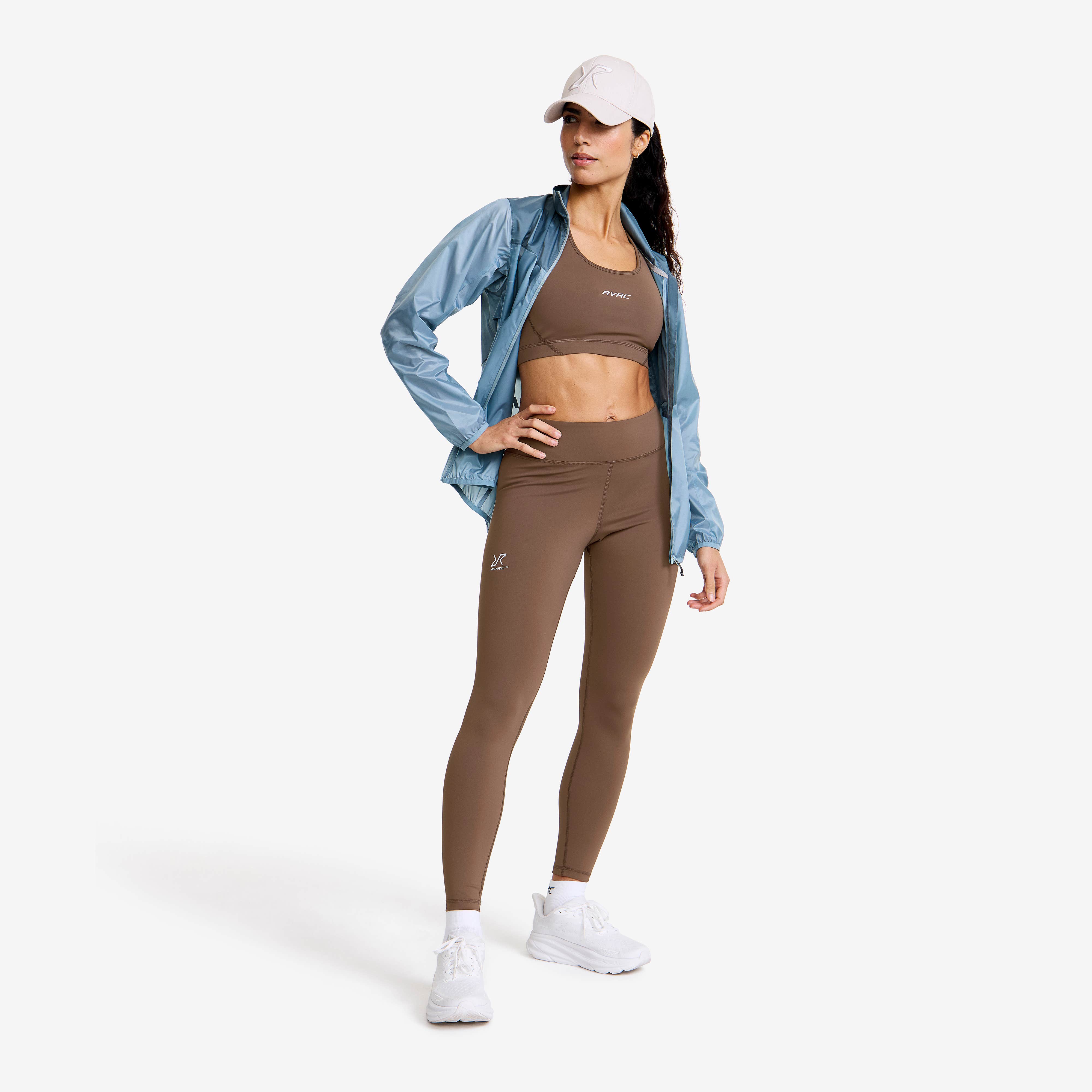 Flow Sports Bra Dame Hot Fudge