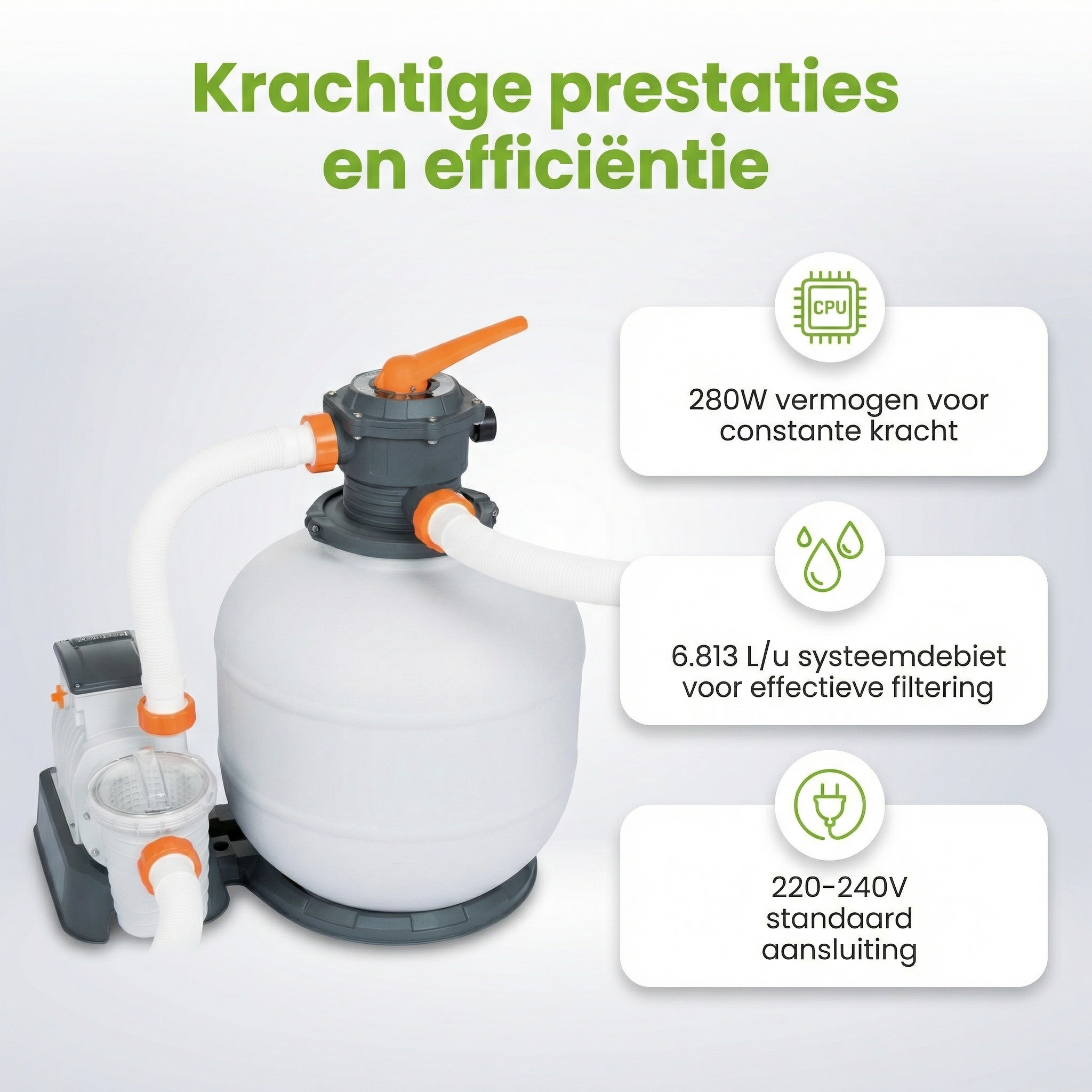 Bestway 8.327 l/u zandfilterpomp