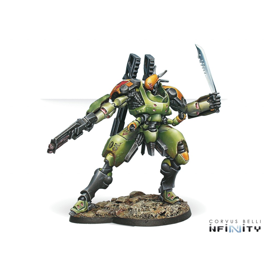 Infinity - Mercenaries - Scarface & Cordelia Armored Mercenary Team