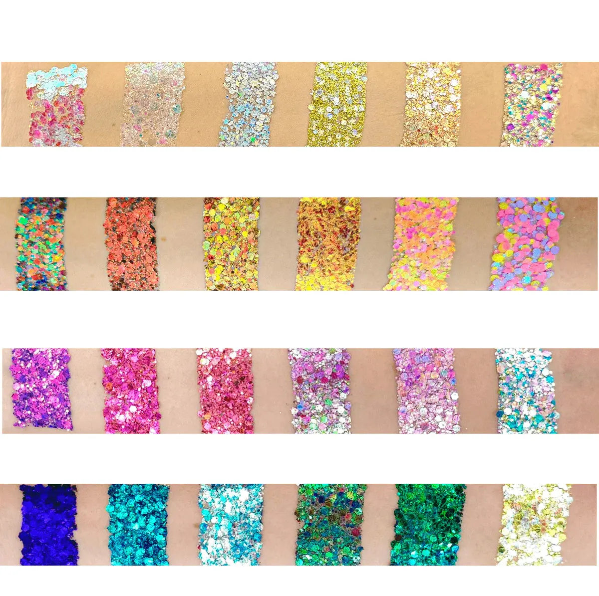 Magic Sparkles Color Shifting Glitter Cream Palette