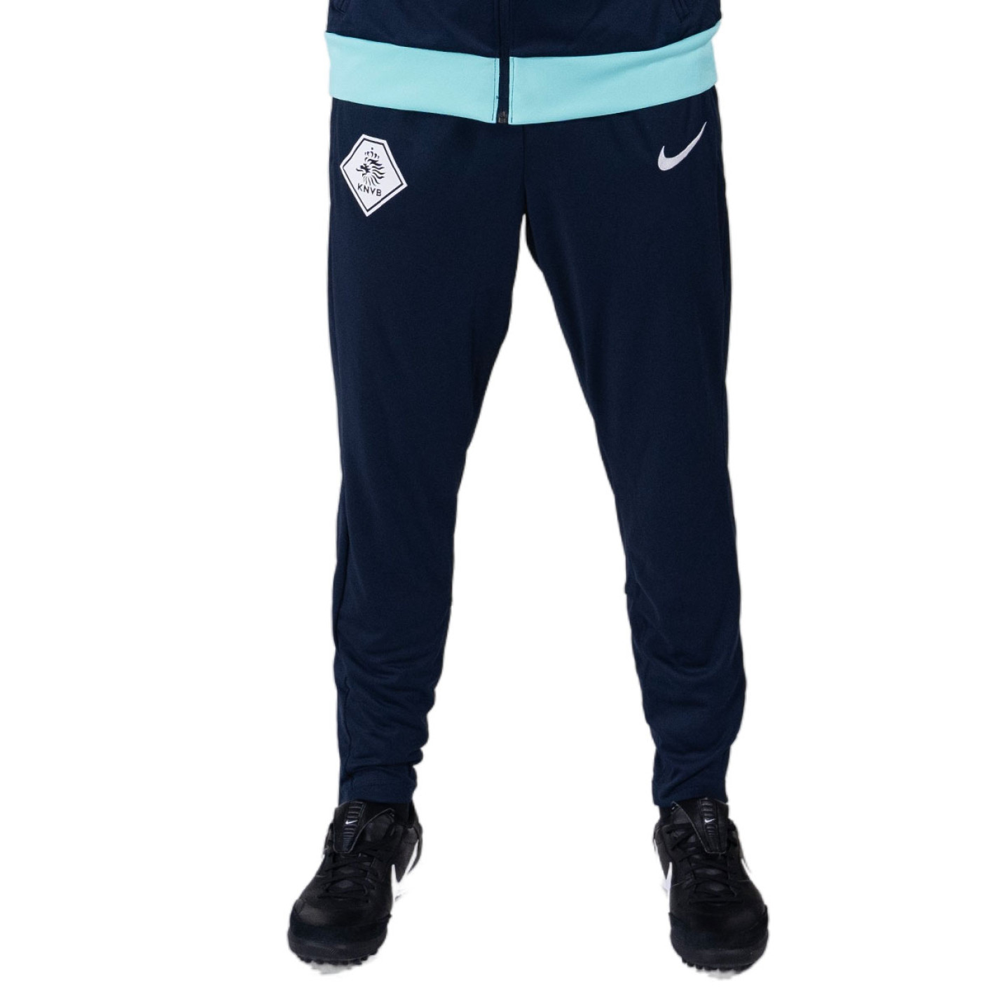 Nike KNVB Scheidsrechters Trainingsbroek 2024-2026 Donkerblauw Wit