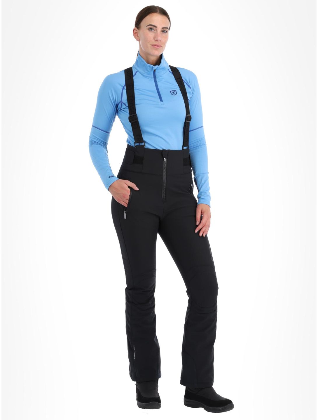 Grace Bib softshell skibroek dames