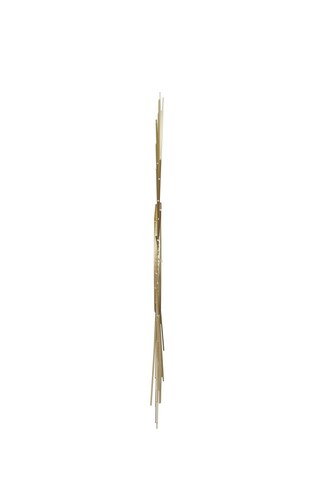 Deko-Wandspiegel Susi Ø 60 cm Metall goldfarbig