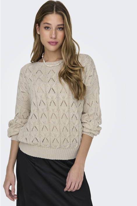Only beige dames trui