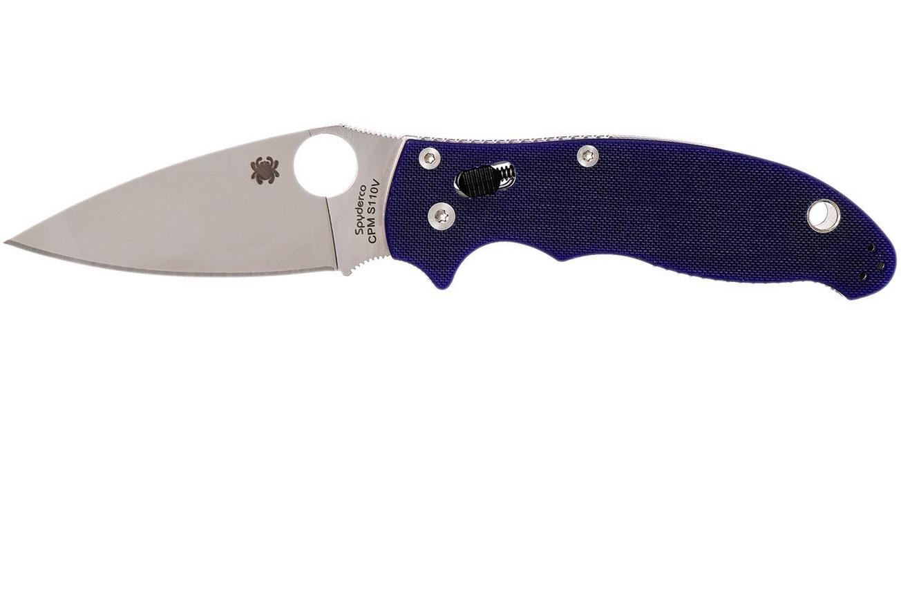 Spyderco Manix 2 S110V Dark Blue C101GPDBL2 zakmes