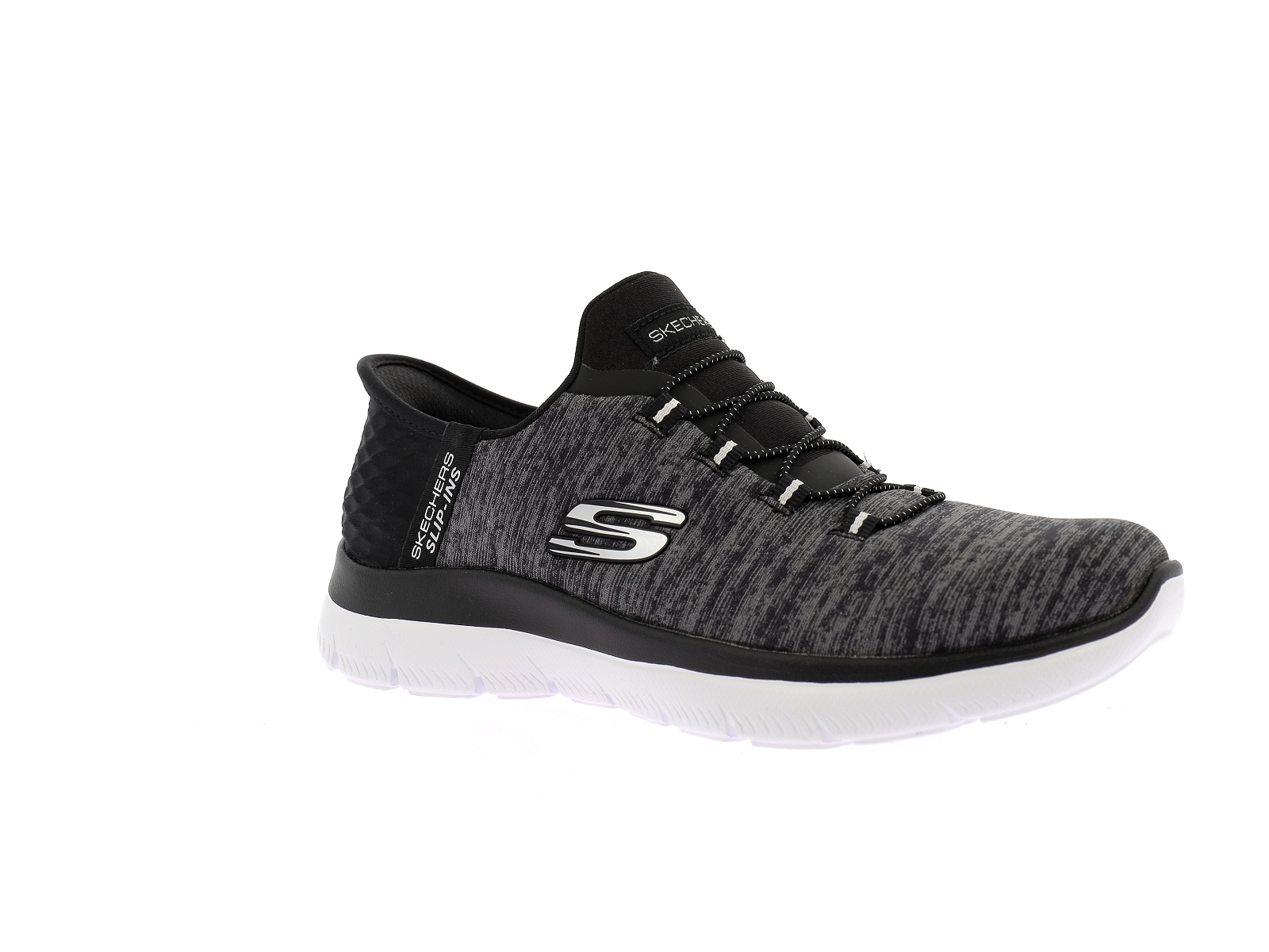 Skechers-SUMMITS DAZZLING HAZE Matières combinées Noir Gris