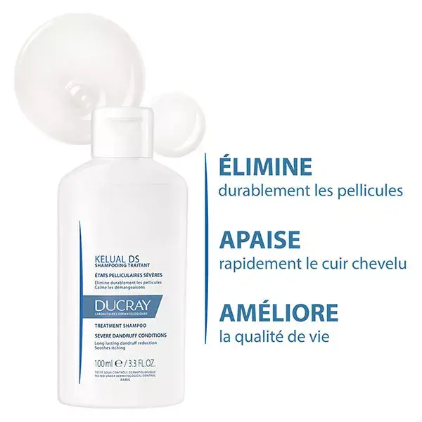 Ducray Kelual DS Shampoo de Tratamento para Caspa Severa 100ml