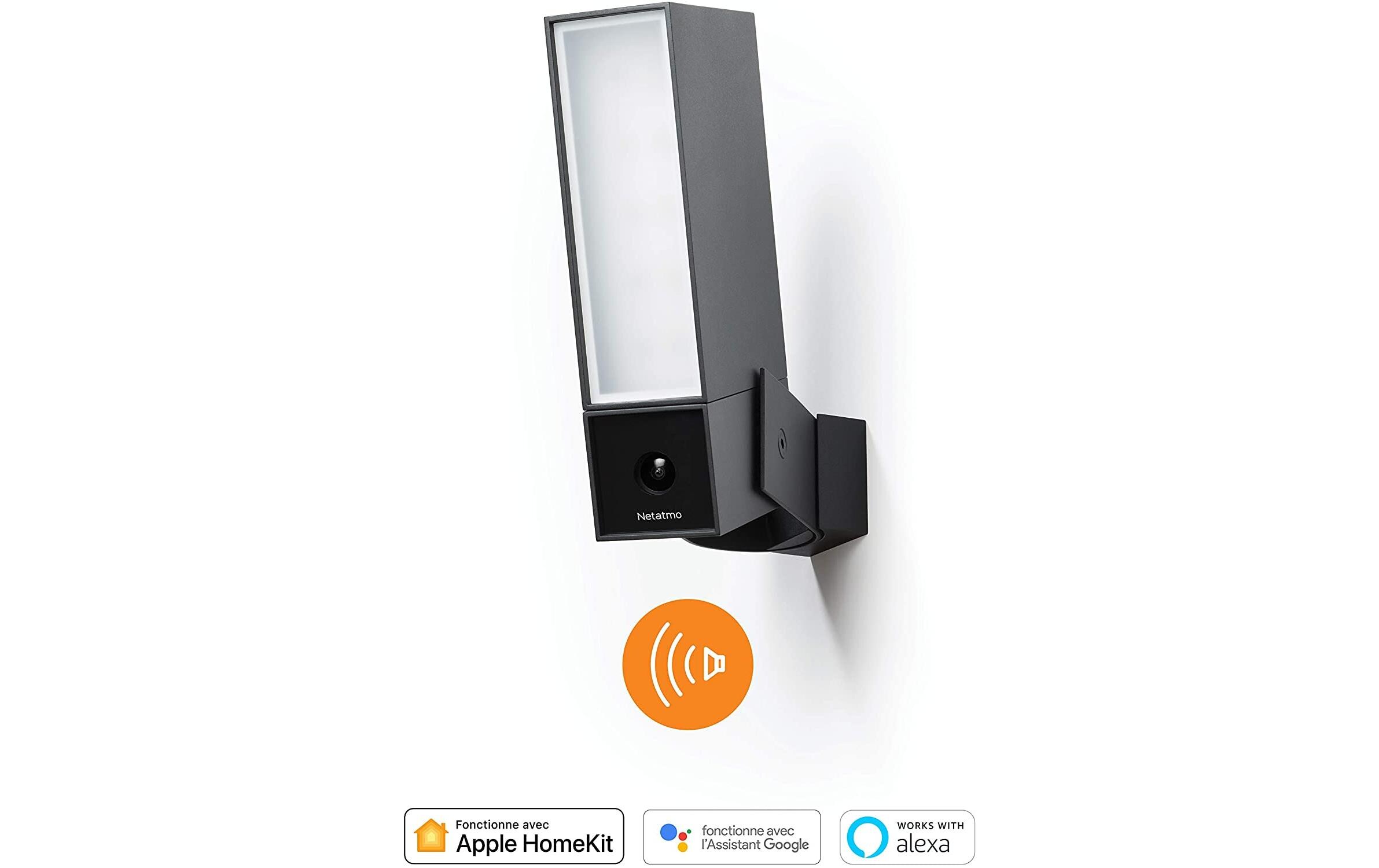 Netzwerkkamera Smarte Aussenkamera mit Sirene<br>Netatmo Smarte Aussenkamera mit Sirene