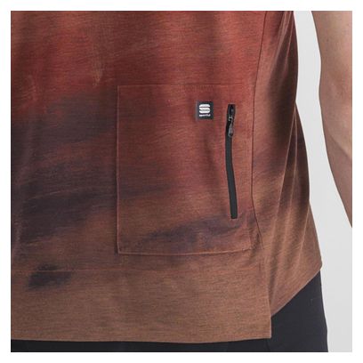 T-Shirt Technique Sportful Flow Giara Rouge