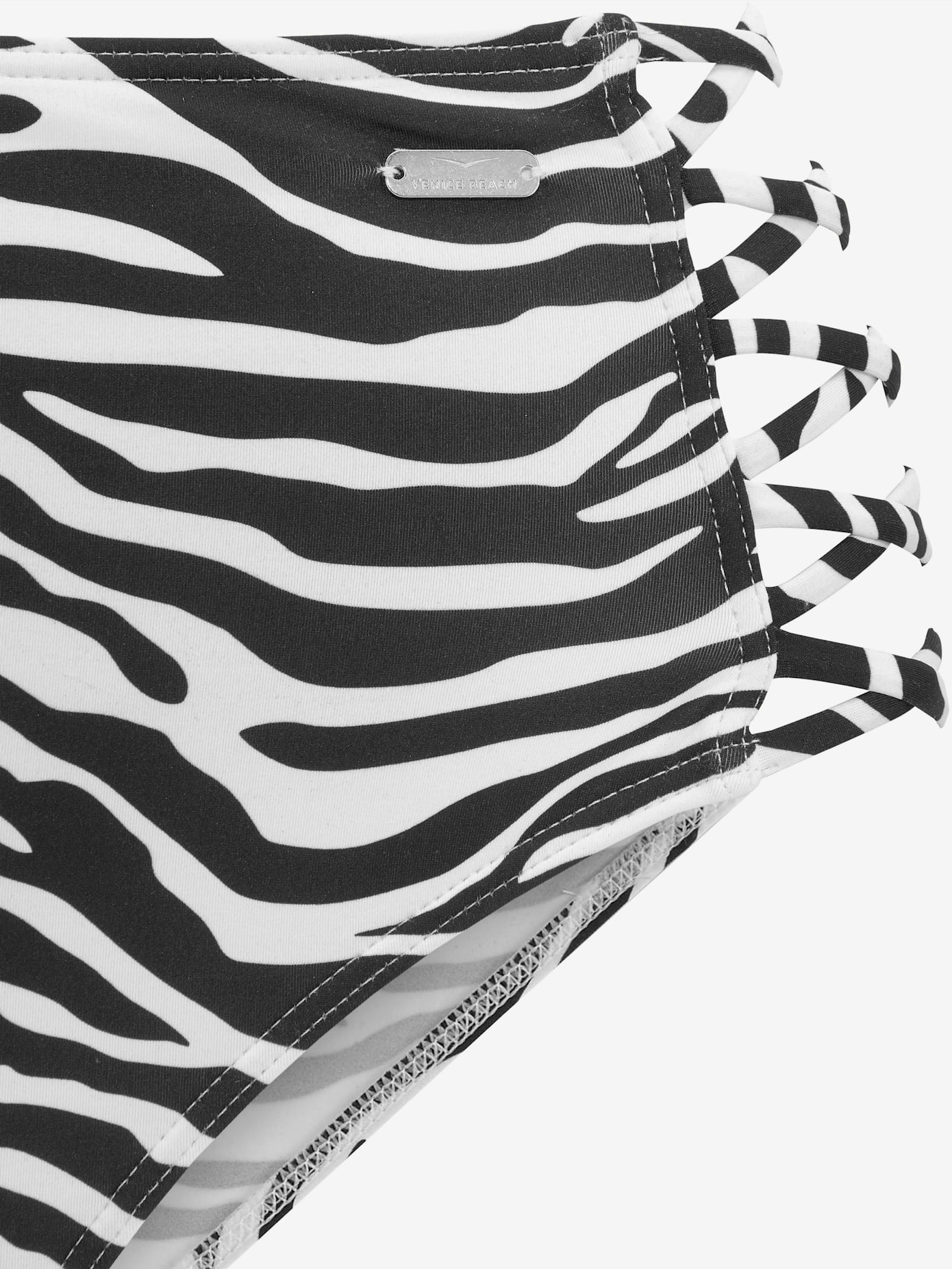 Bas de maillot de bain taille haute design animal tendance