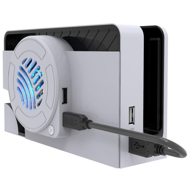 Kompatibel med Nintendo Switch OLED Dock Cooling Fan Back Cover Cooler