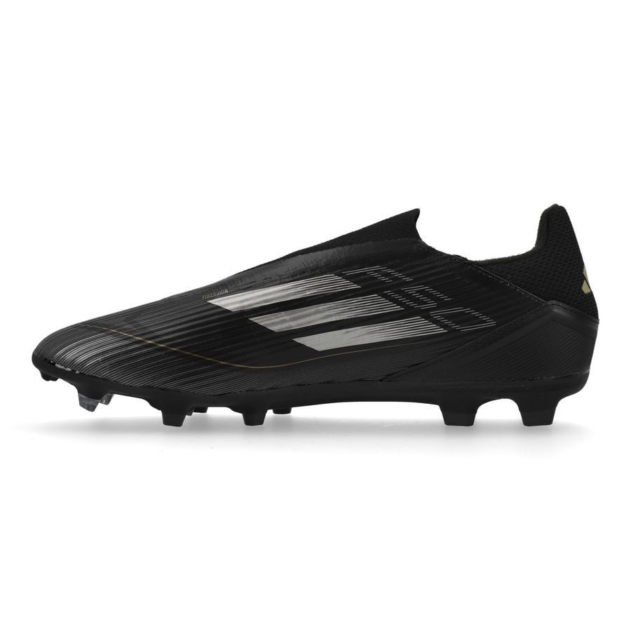 adidas F50 League Laceless FG/AG Dark Spark - Noir/Argenté/Doré