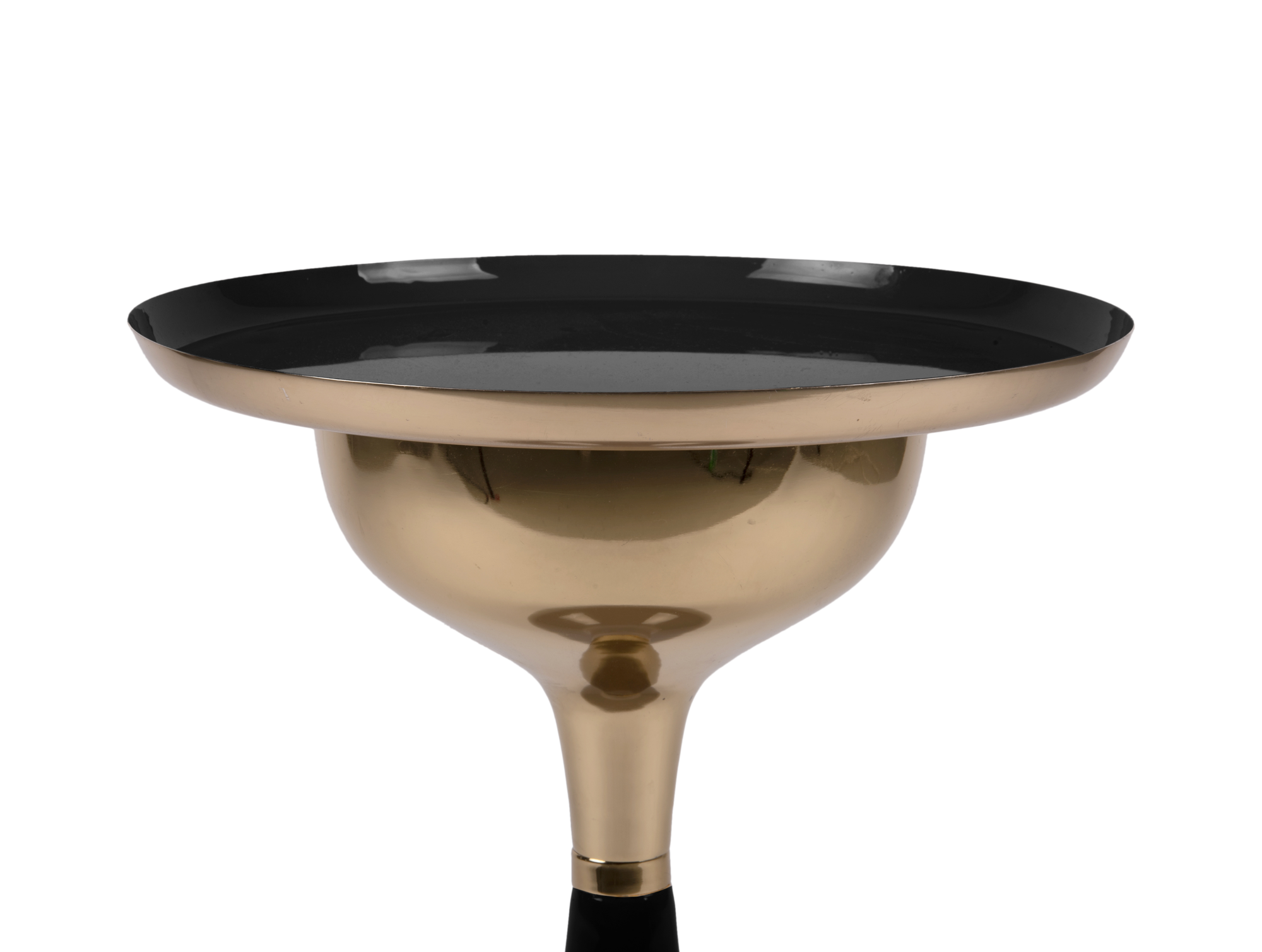 Side table Ivy iron enamel black