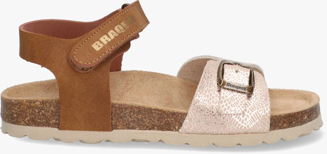 BRAQEEZ cognac braqeez sandalen sanne spain