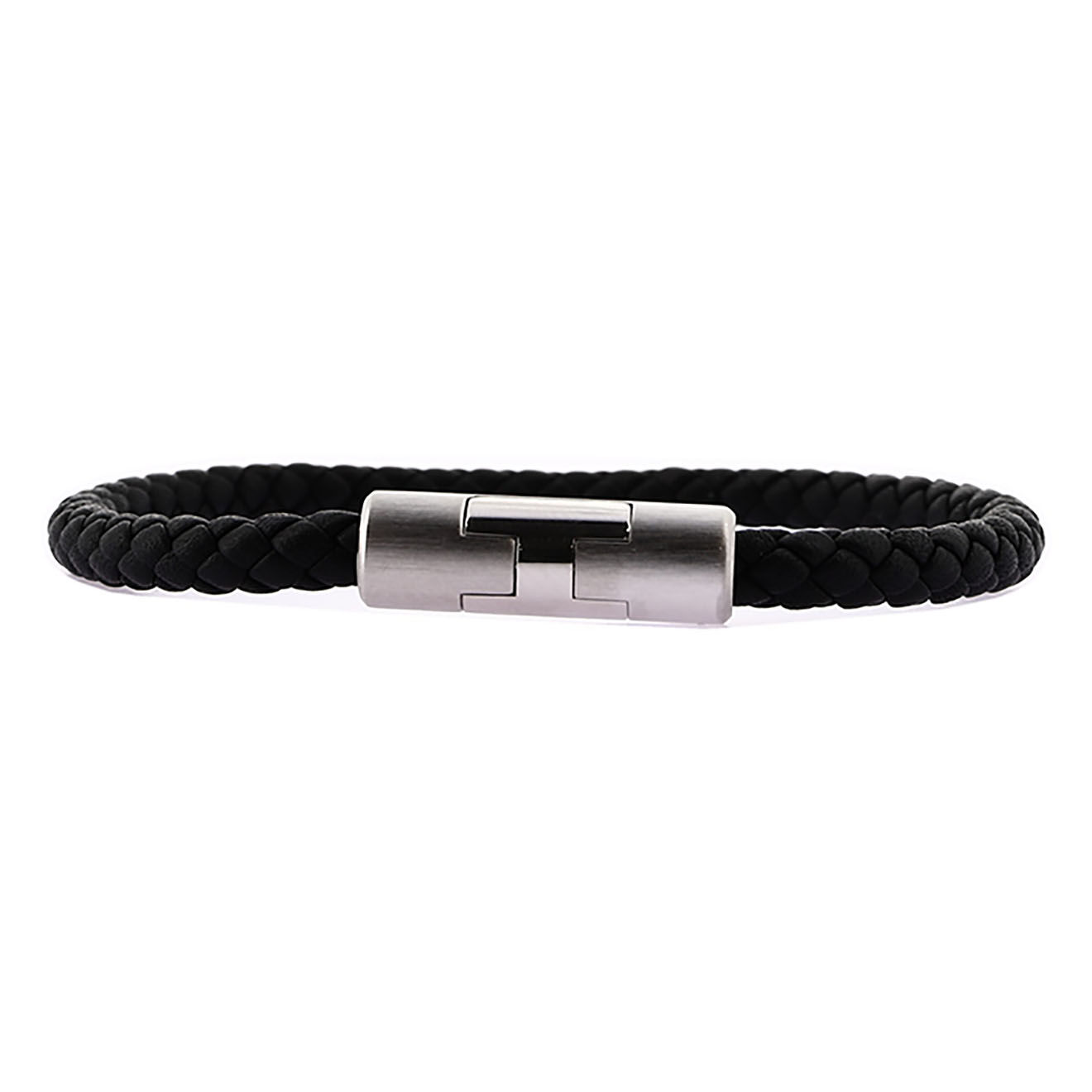 Hermès Bracelet Puzzle en Cuir noir - Neuf sans étiquette