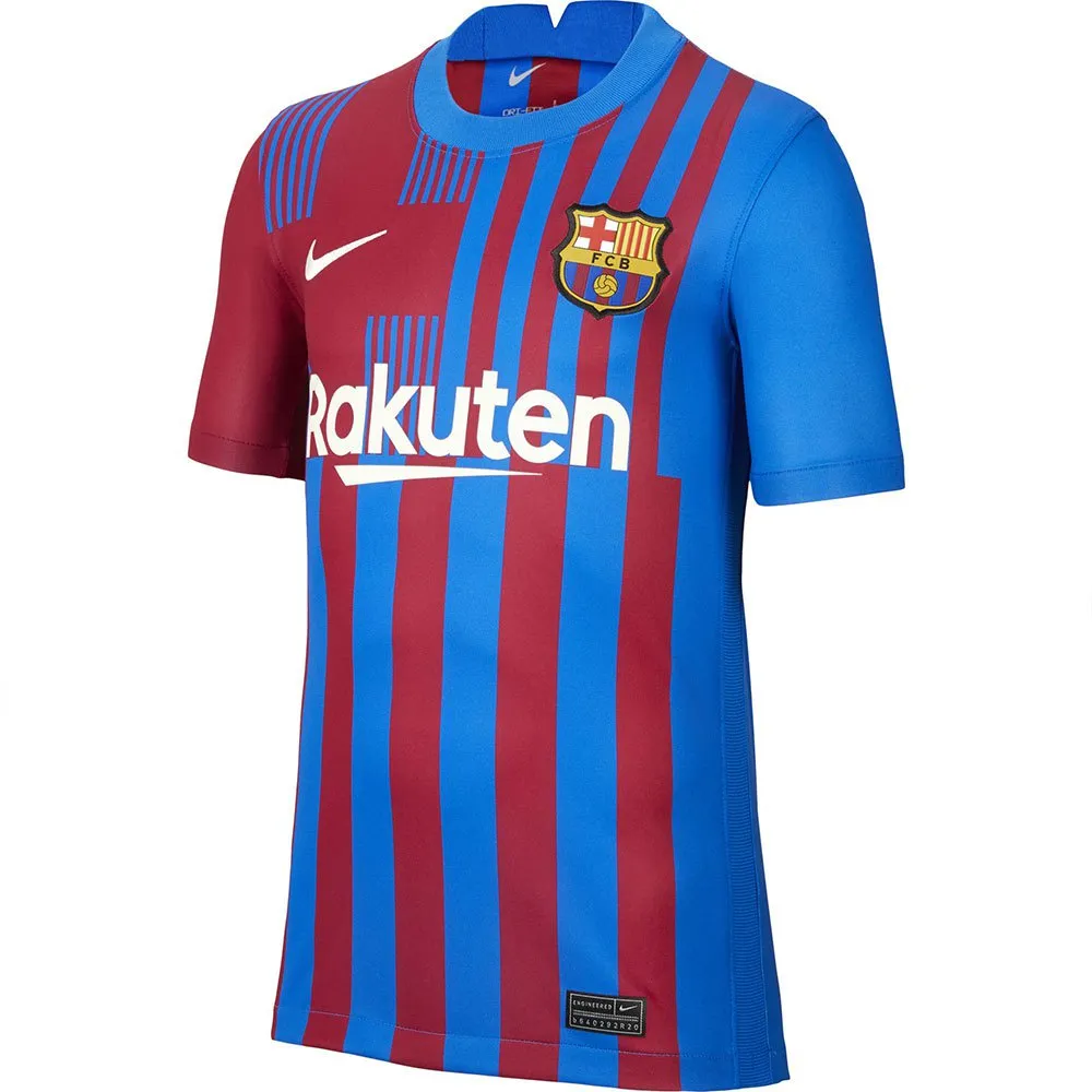 Nike FC Barcelona 21/22 Stadium Heim Junior-Kurzarm-T-Shirt