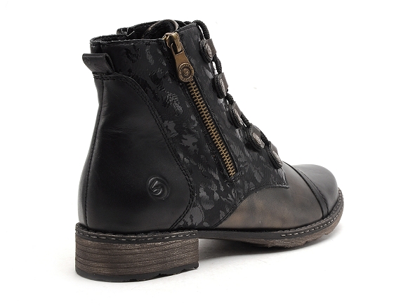 Remonte boots bottine plates femme d4391 noir