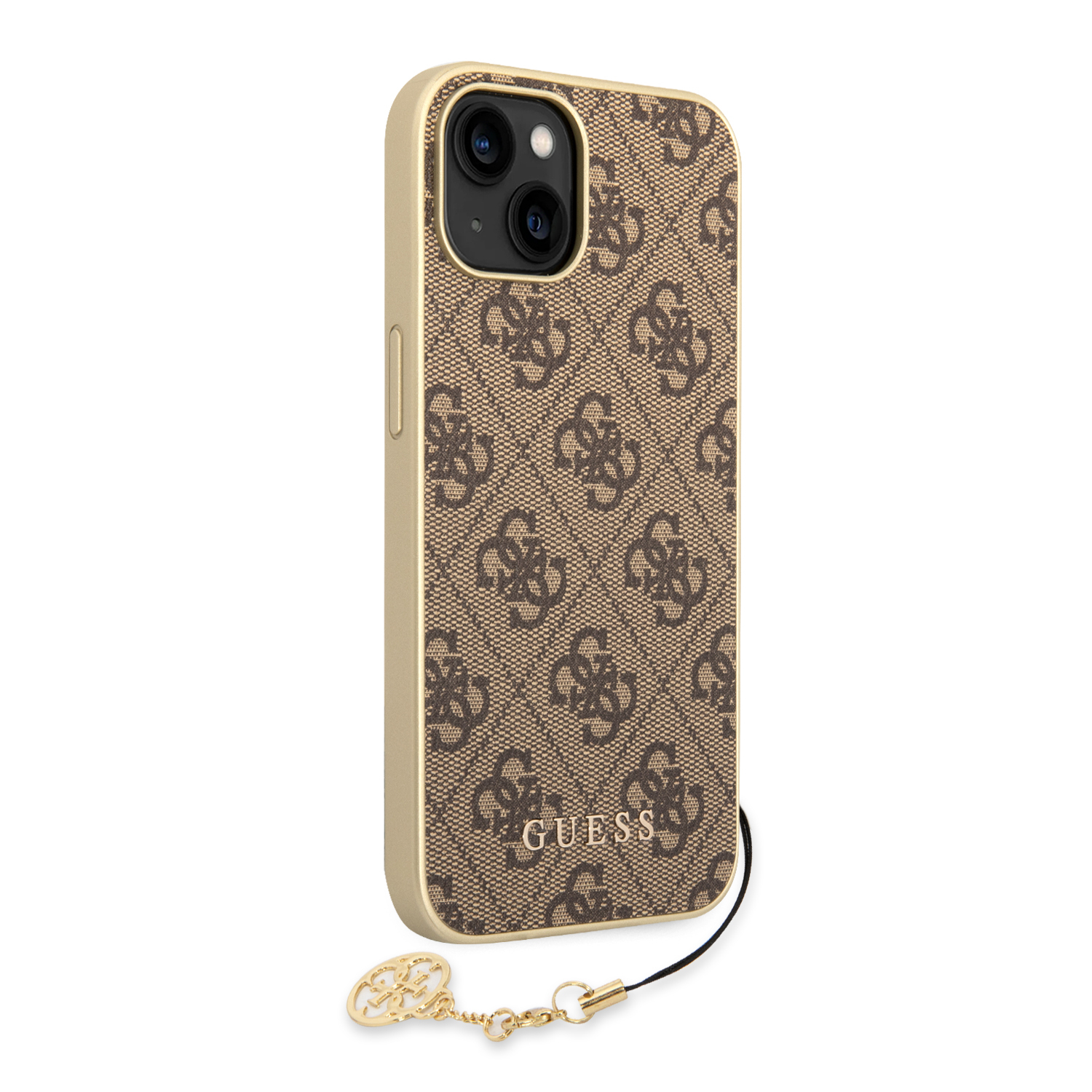 iPhone 14 Charms Hardcase Hülle (GUHCP14SGF4GBR) - Braun