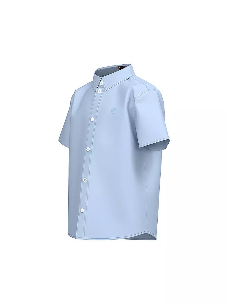 NAME IT Jungen Hemd Regular Fit hellblau