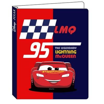 Classeur Cars - 26 x 31,5 cm - rouge - Bagtrotter