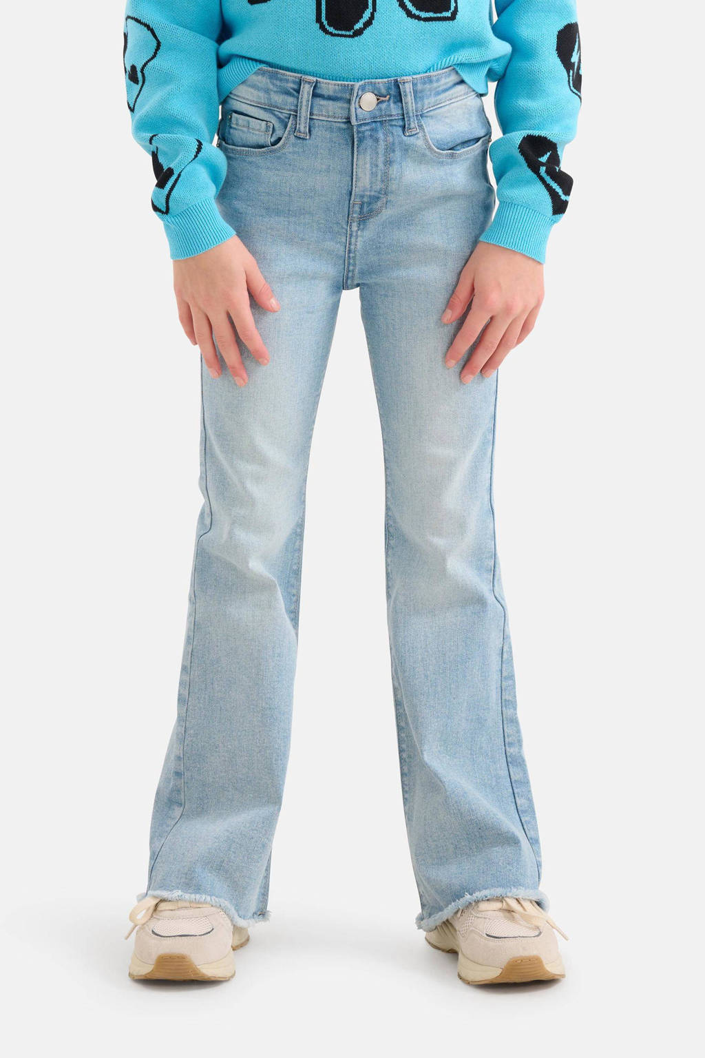 Shoeby flared fit jeans bleached
